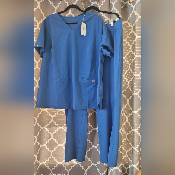 Figs Other - 4x NWT Figs Royal Blue Scrub Set